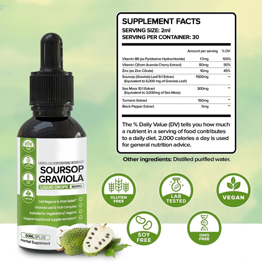 Pure Soursop Extract – 100% Organic